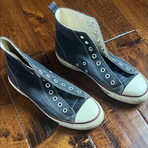 Vintage Black High-Top Converse type Sneakers- women’s 7 M